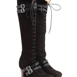 John Fluevog Black Operetta Hjordis